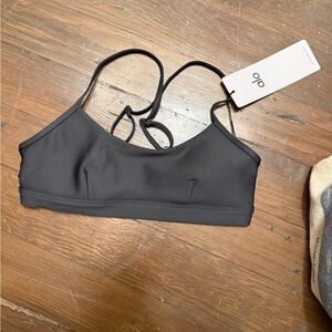 ALO Yoga Charcoal Sports Bra